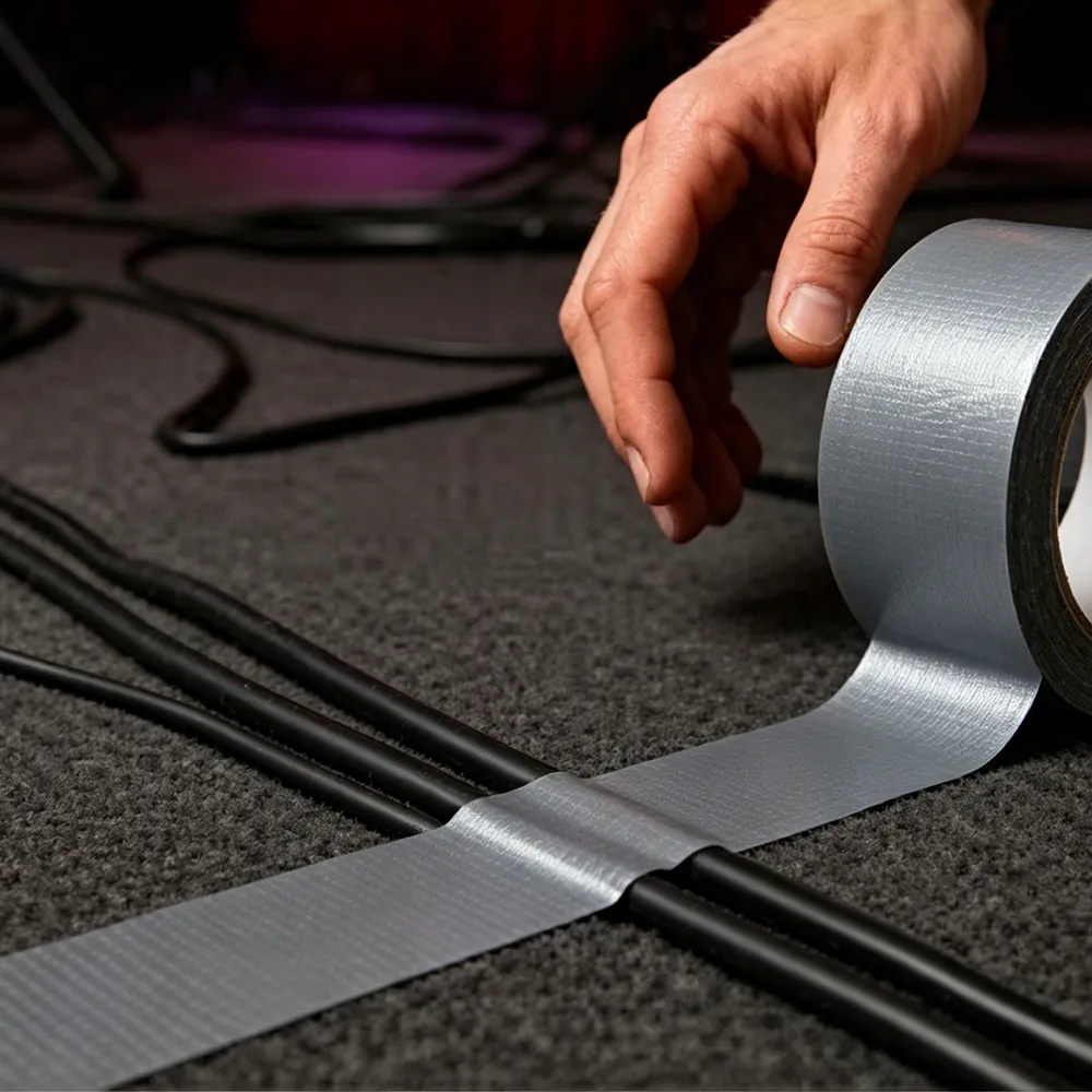 3. Matte Cloth Tape for Theater & Events Setups.webp